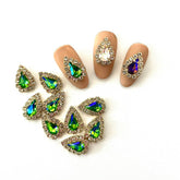 AB Teardrop Crystals-SQ5389847