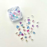 Mermaid Aurora Glitter Hearts