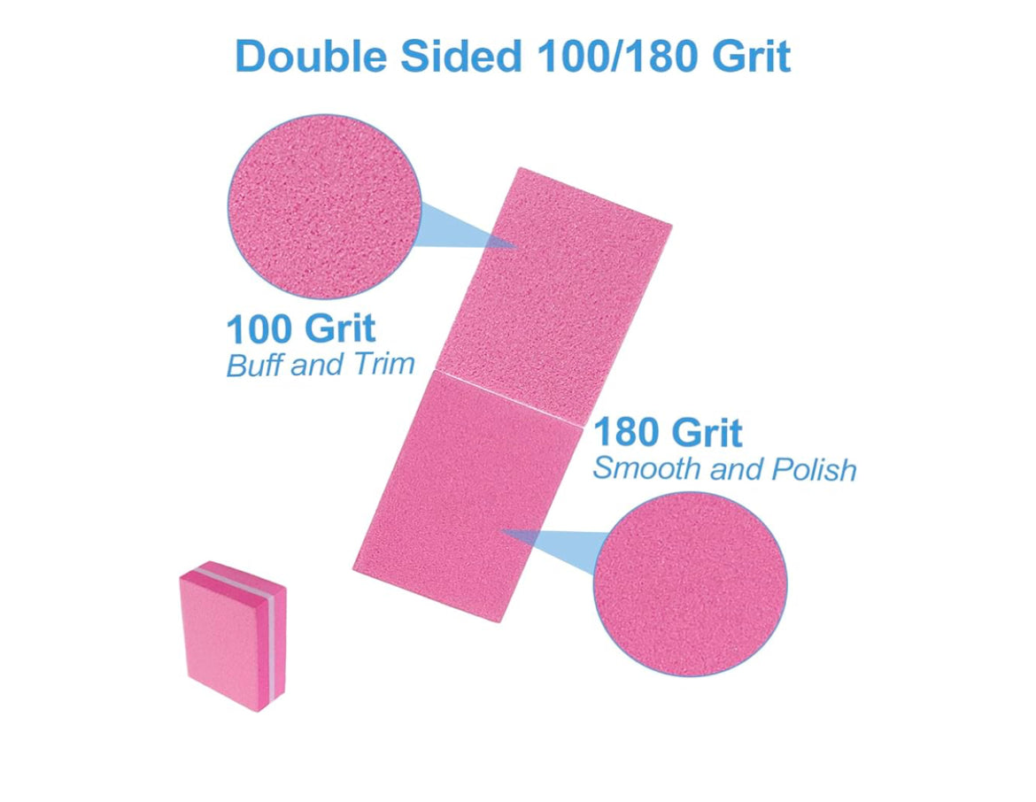 Mini Nail Buffers 100/180 Grit